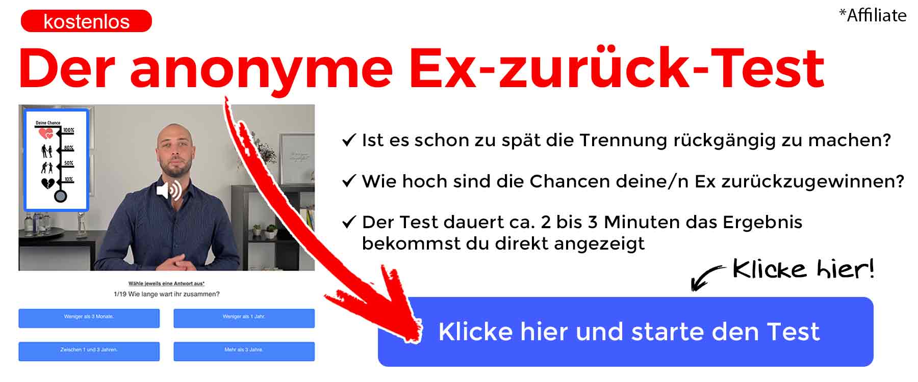 Ex zurückgewinnen Test